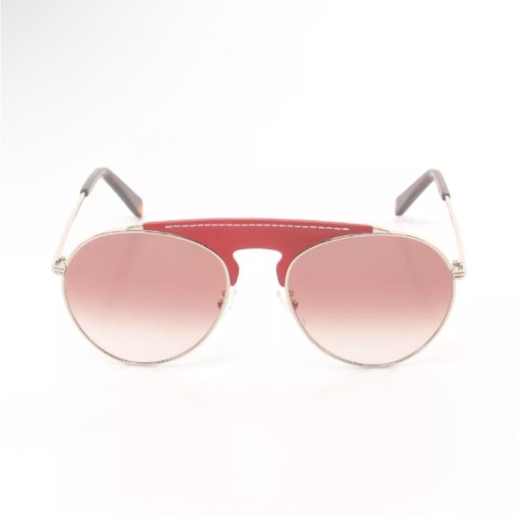 LOEWE Red Leather Sunglasses‎ Tortoise 
Plastic/Metal Women main image 11